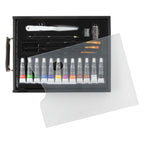 Creative Craft Group - Creative Craft Group Nassau zwarte houten koffer acryl set - 21dlg.