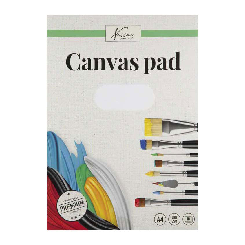 Creative Craft Group - Creative Craft Group Nassau canvasblok a4 - 10 vellen