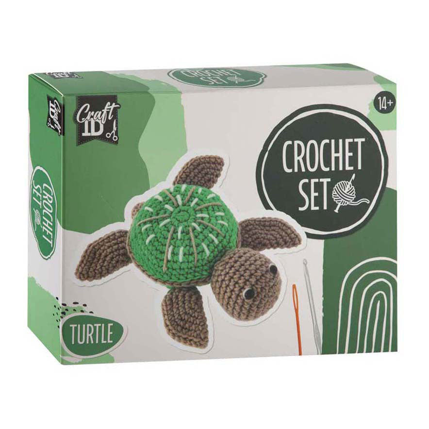Creative Craft Group - Creative Craft Group Haakpakket schildpad - incl. naald en draad