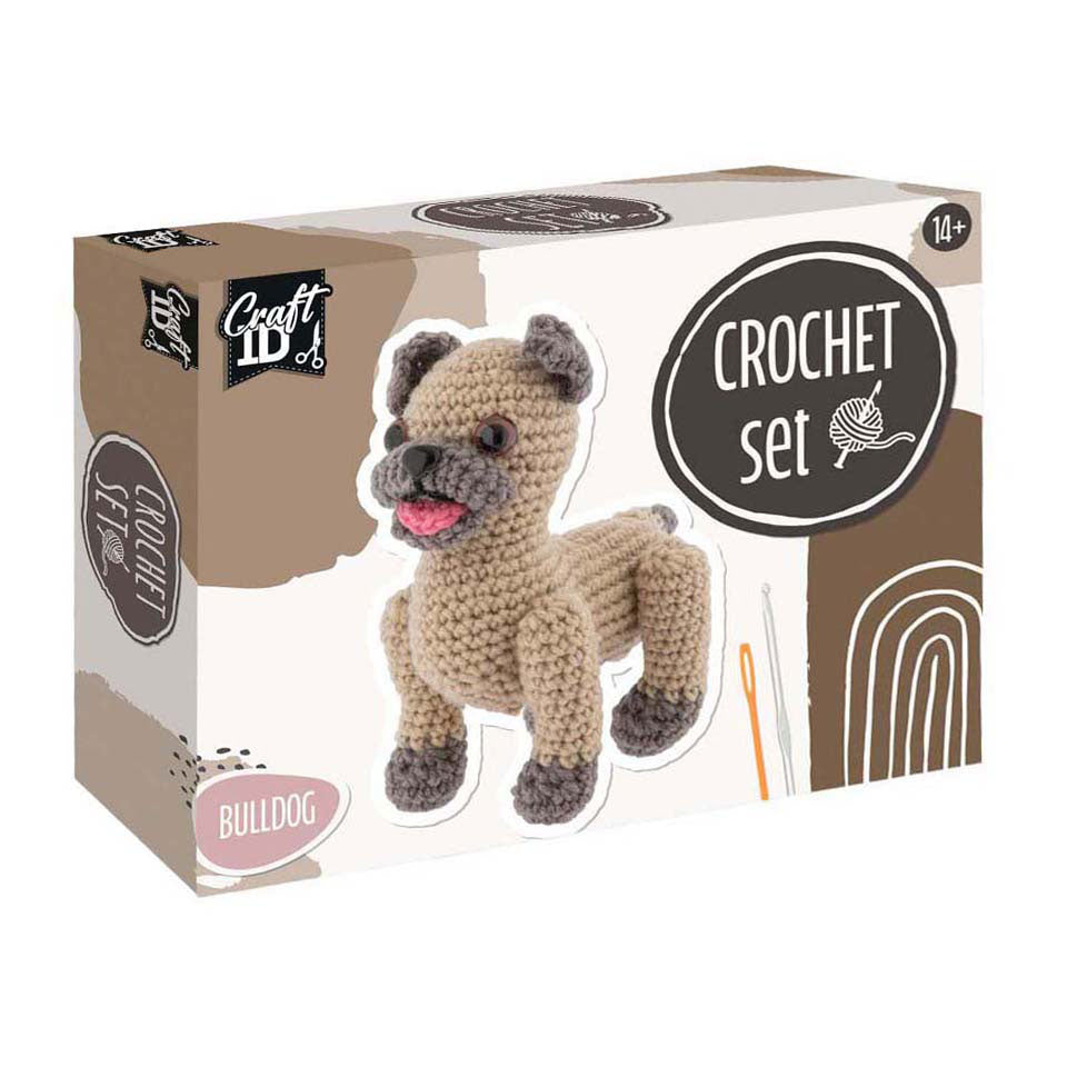 Creative Craft Group - Creative Craft Group Haakpakket bulldog - incl. naald en draad