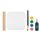 Creative Craft Group - Creative Craft Group Tegel schilderen glas in lood - incl. 4 verfkleuren & 2 kwasten