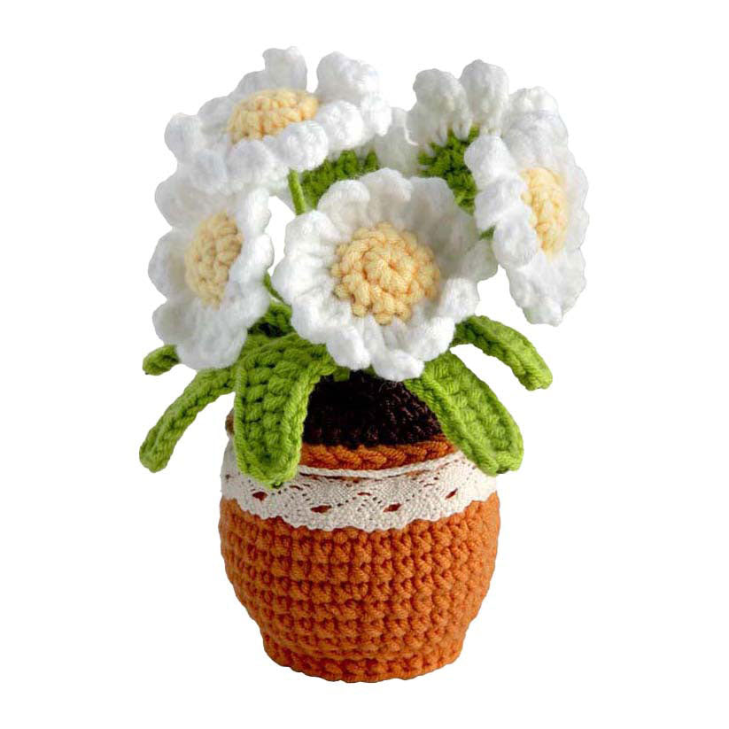 Creative Craft Group - Creative Craft Group Haakpakket madelief - incl. naald en draad