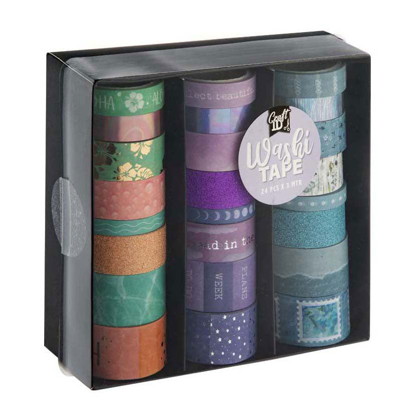 Creative Craft Group - Creative Craft Group Washi tape 3m - 24 stuks