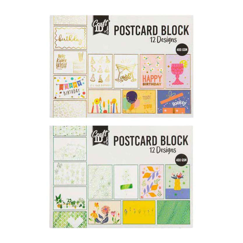 Creative Craft Group - Creative Craft Group Postkaarten 176x125cm - 12 designs