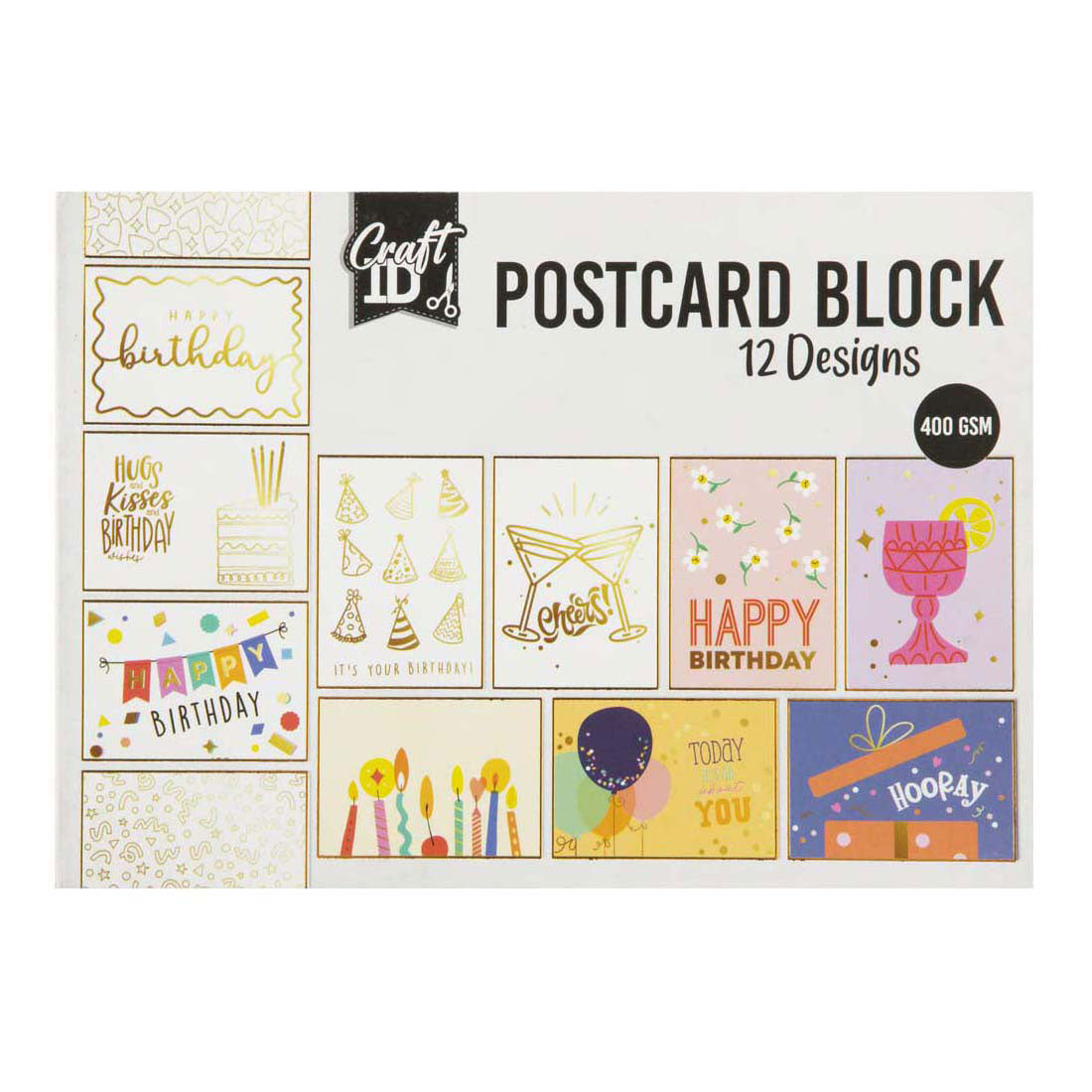 Creative Craft Group - Creative Craft Group Postkaarten 176x125cm - 12 designs