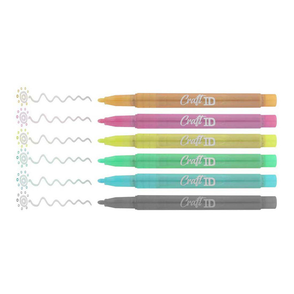 Creative Craft Group - Creative Craft Group Outline markers - 6 stuks