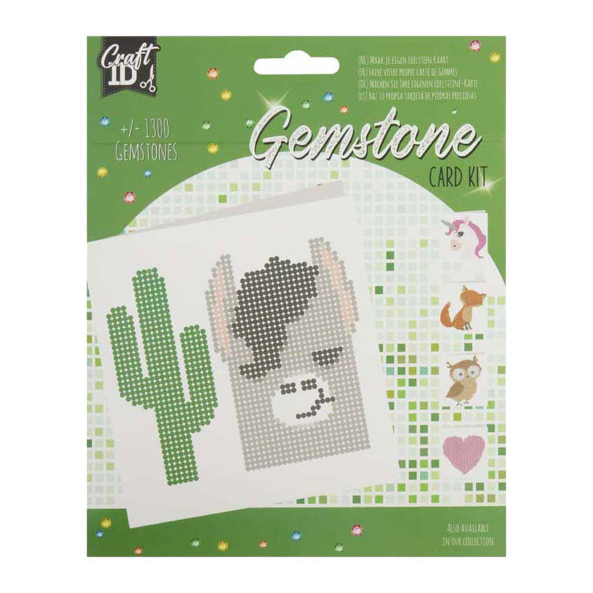 Creative Craft Group - Creative Craft Group Gemstone card kit dieren