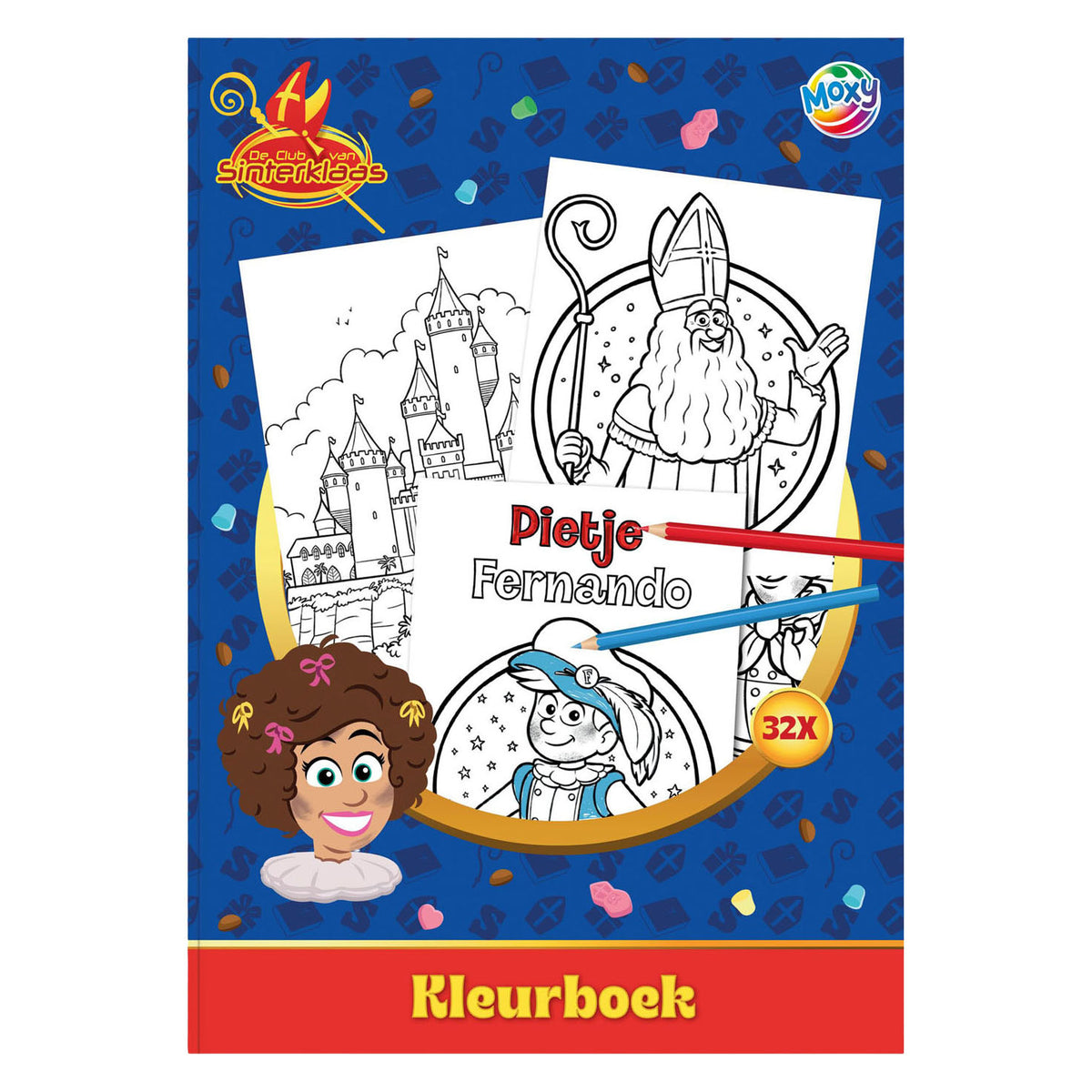 Creative Craft Group - Creative Craft Group Club van sinterklaas kleurboek a4 - 32 kleurplaten