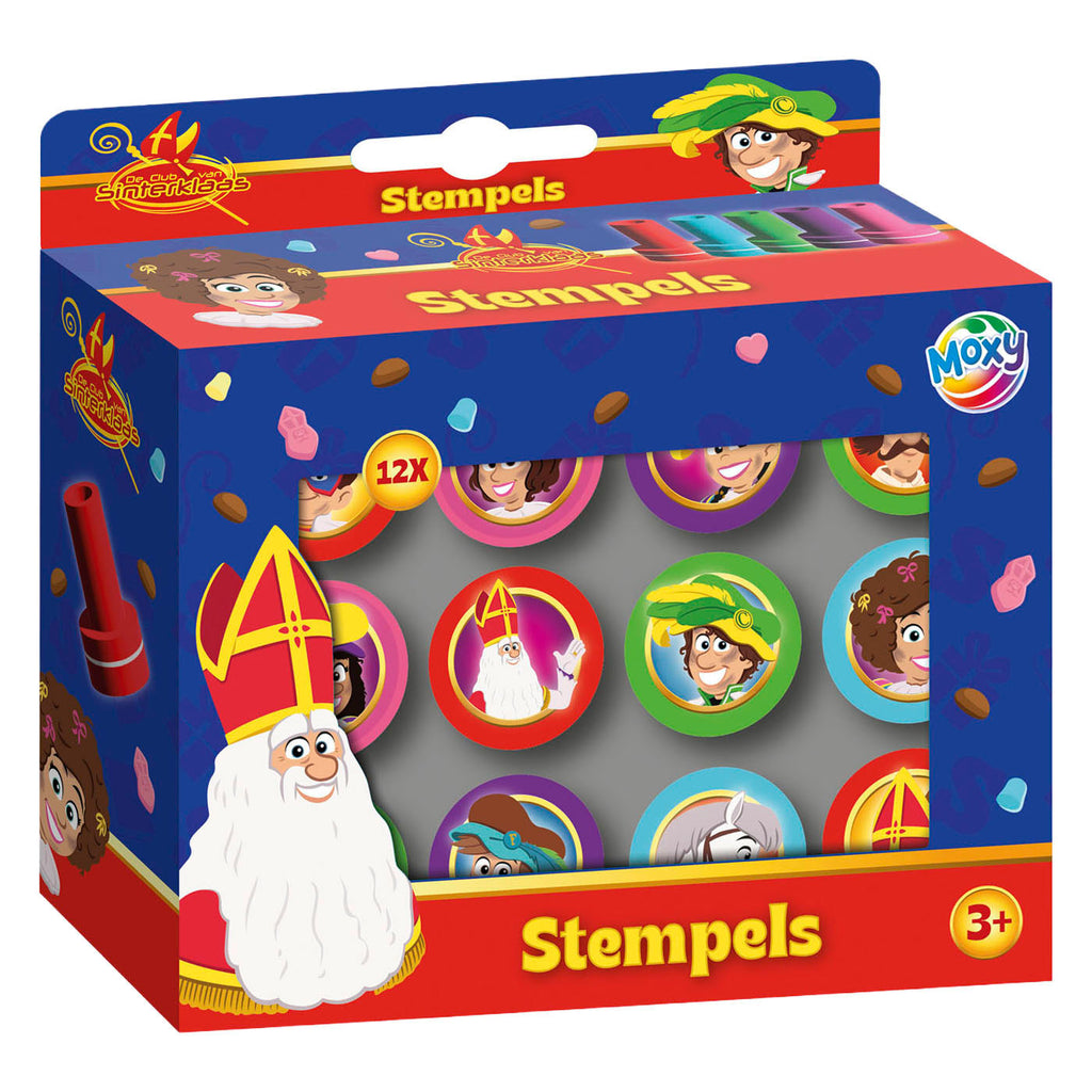 Creative Craft Group - Creative Craft Group Club van sinterklaas zelfinktende stempels - 12 stuks