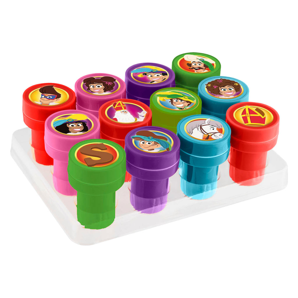Creative Craft Group - Creative Craft Group Club van sinterklaas zelfinktende stempels - 12 stuks