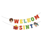 Creative Craft Group - Creative Craft Group Club van sinterklaas vlaggenlijn welkom sinterklaas - 20x20cm