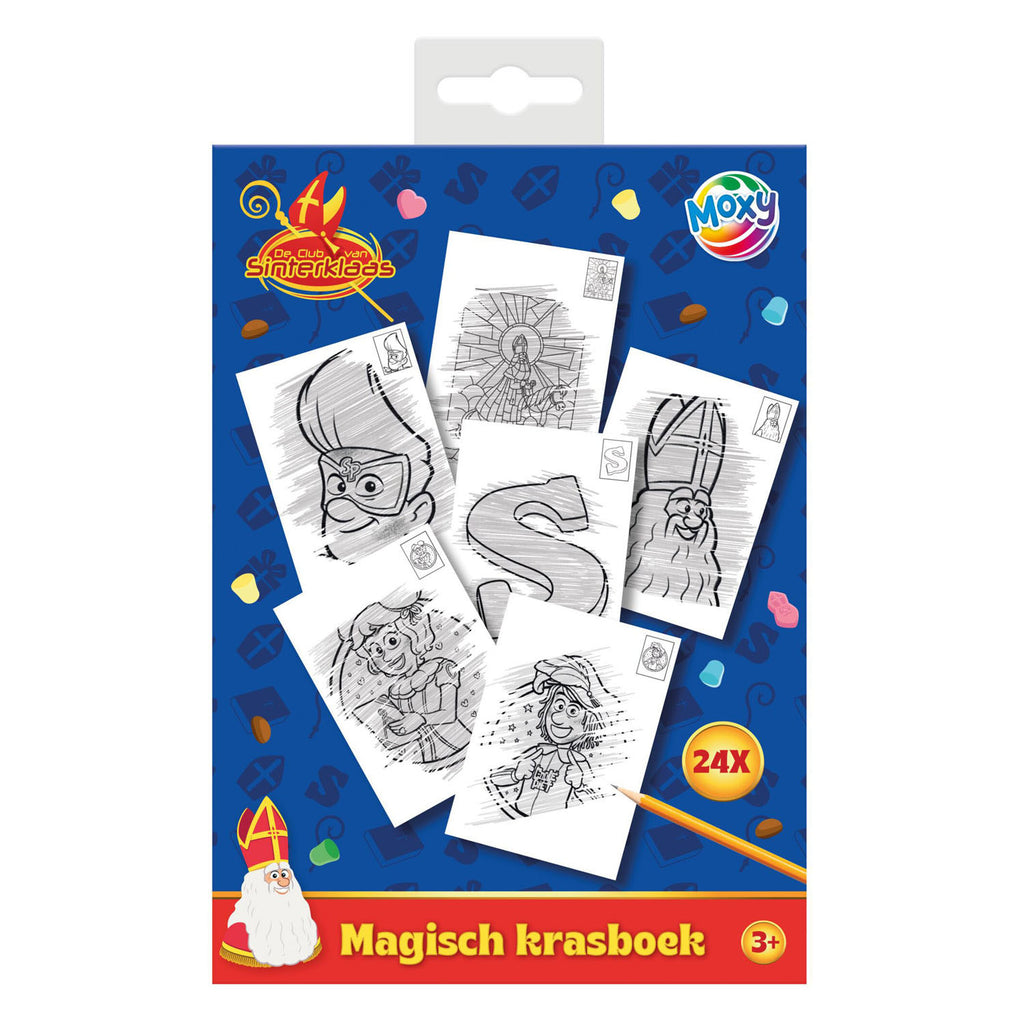 Creative Craft Group - Creative Craft Group Club van sinterklaas magische krasboek a5