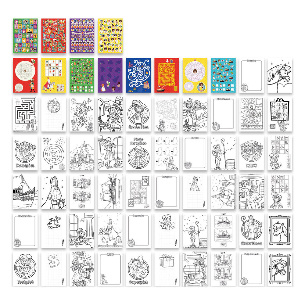 Creative Craft Group - Creative Craft Group Club van sinterklaas kleur en activiteitenboek a4