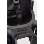 Qibbel - Kinderzitje achter air met dragerbevestiging (cfs) - midnight black