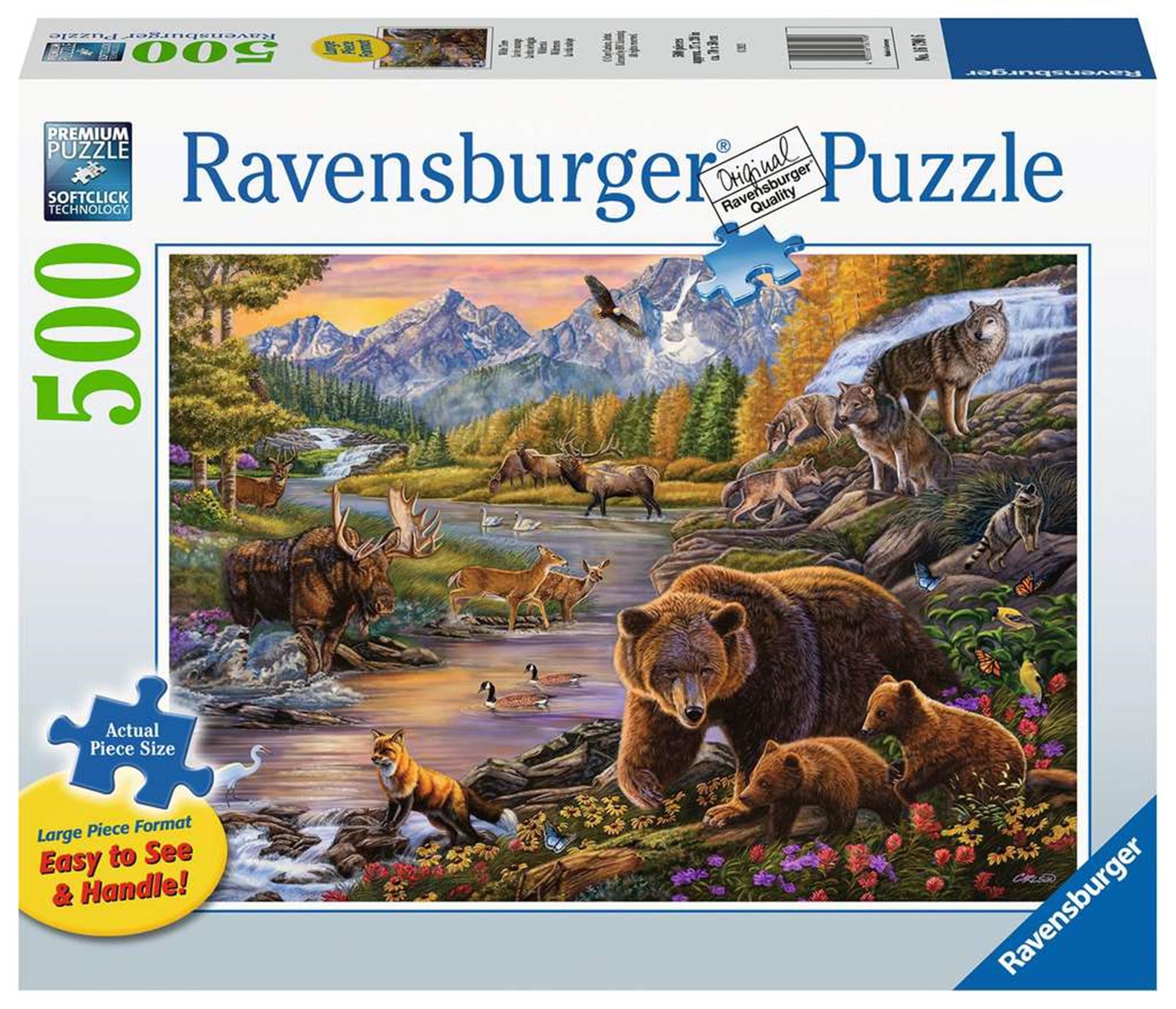 Ravensburger - puzzel wildernis 500st