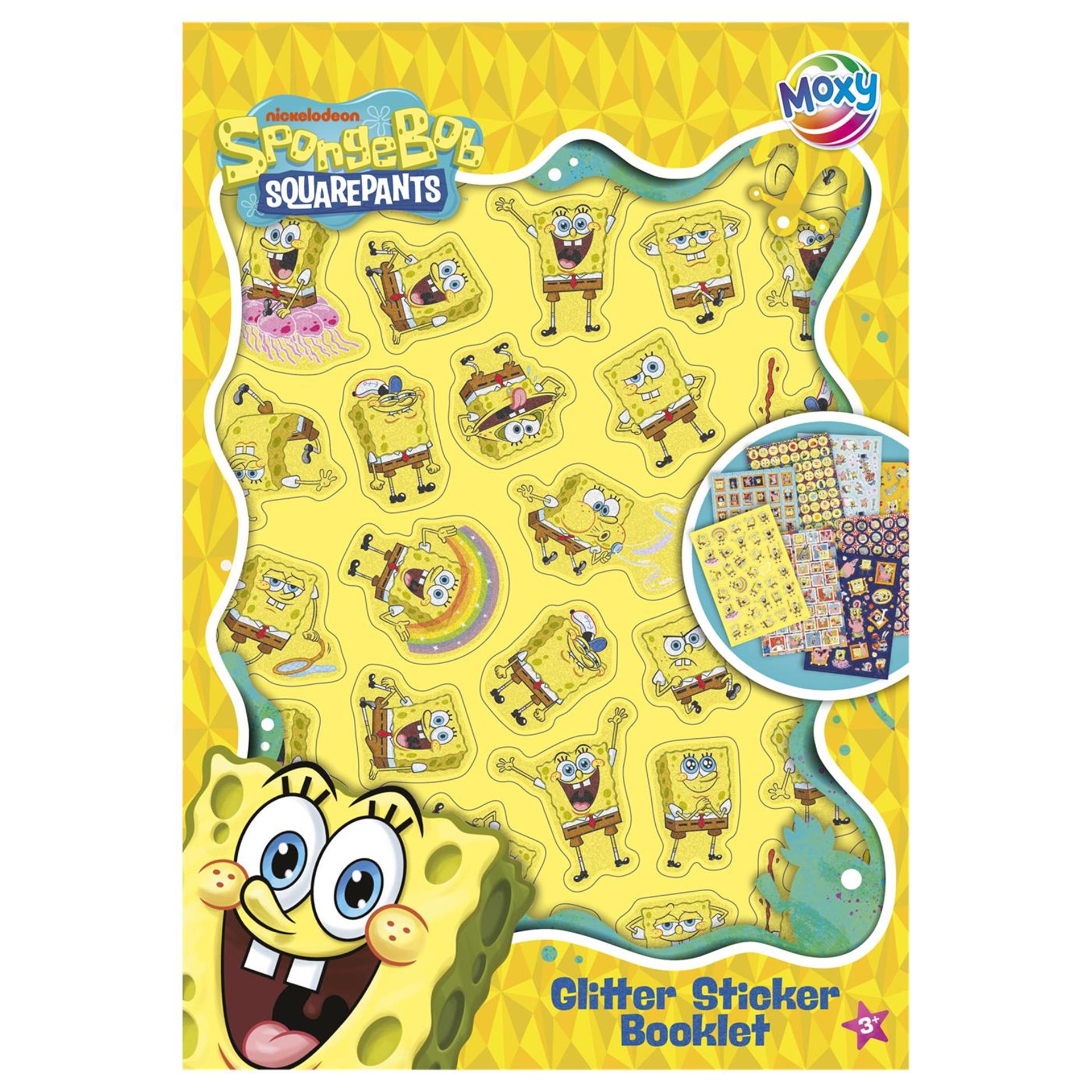 Moxy - Moxy Spongebob stickerboek a5 - 8 vellen