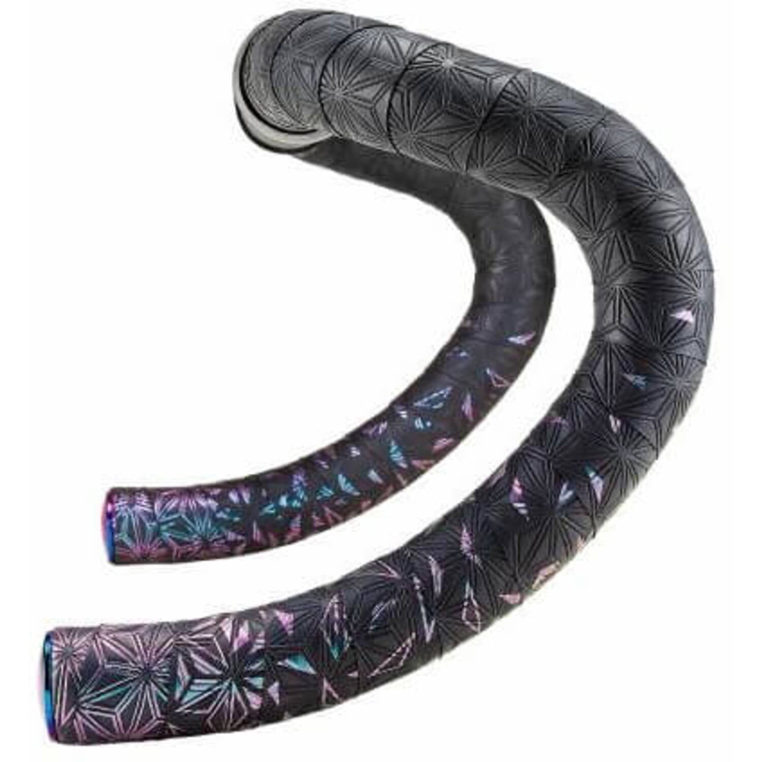 Supacaz - super sticky kush star fade stuurlint zwart / oil slick