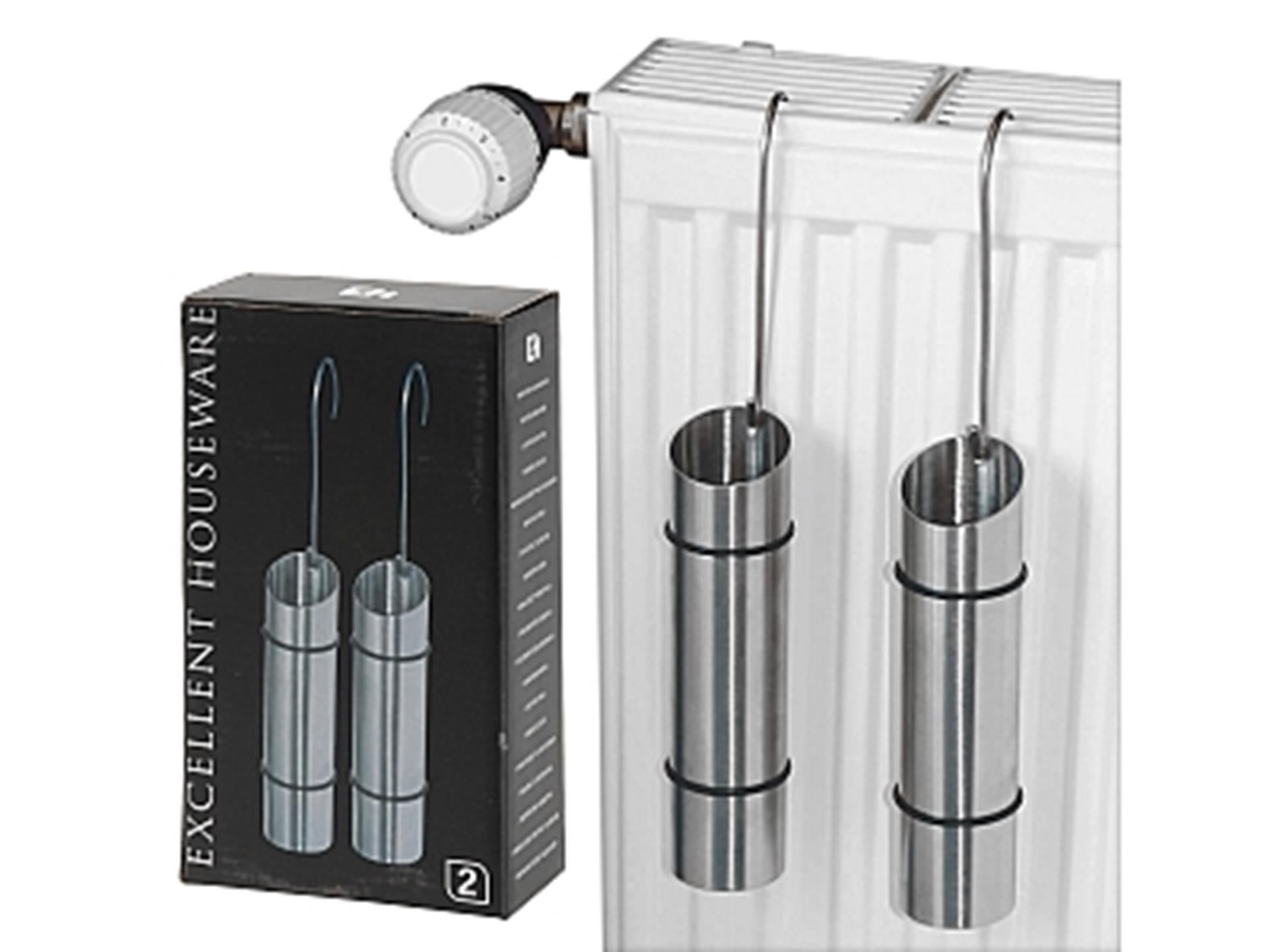 Excellent Houseware - Houseware Waterverdampingsbakje rvs set a 2st. 20x5cm