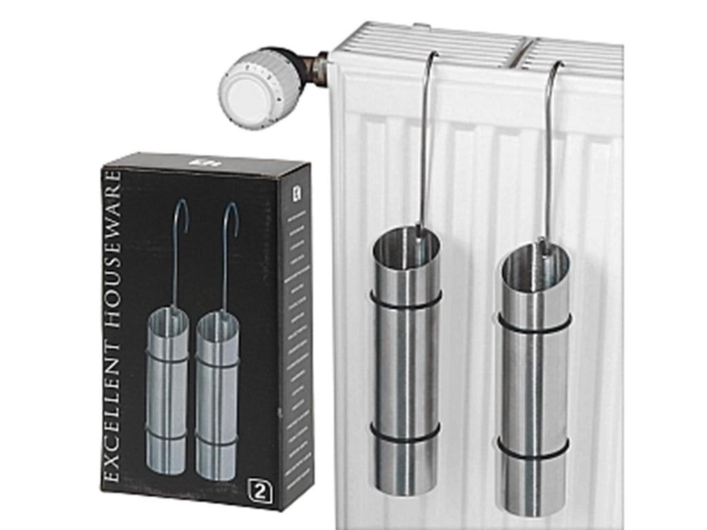 Excellent houseware waterverdampingsbakje rvs set a 2st. 20x5cm<br>