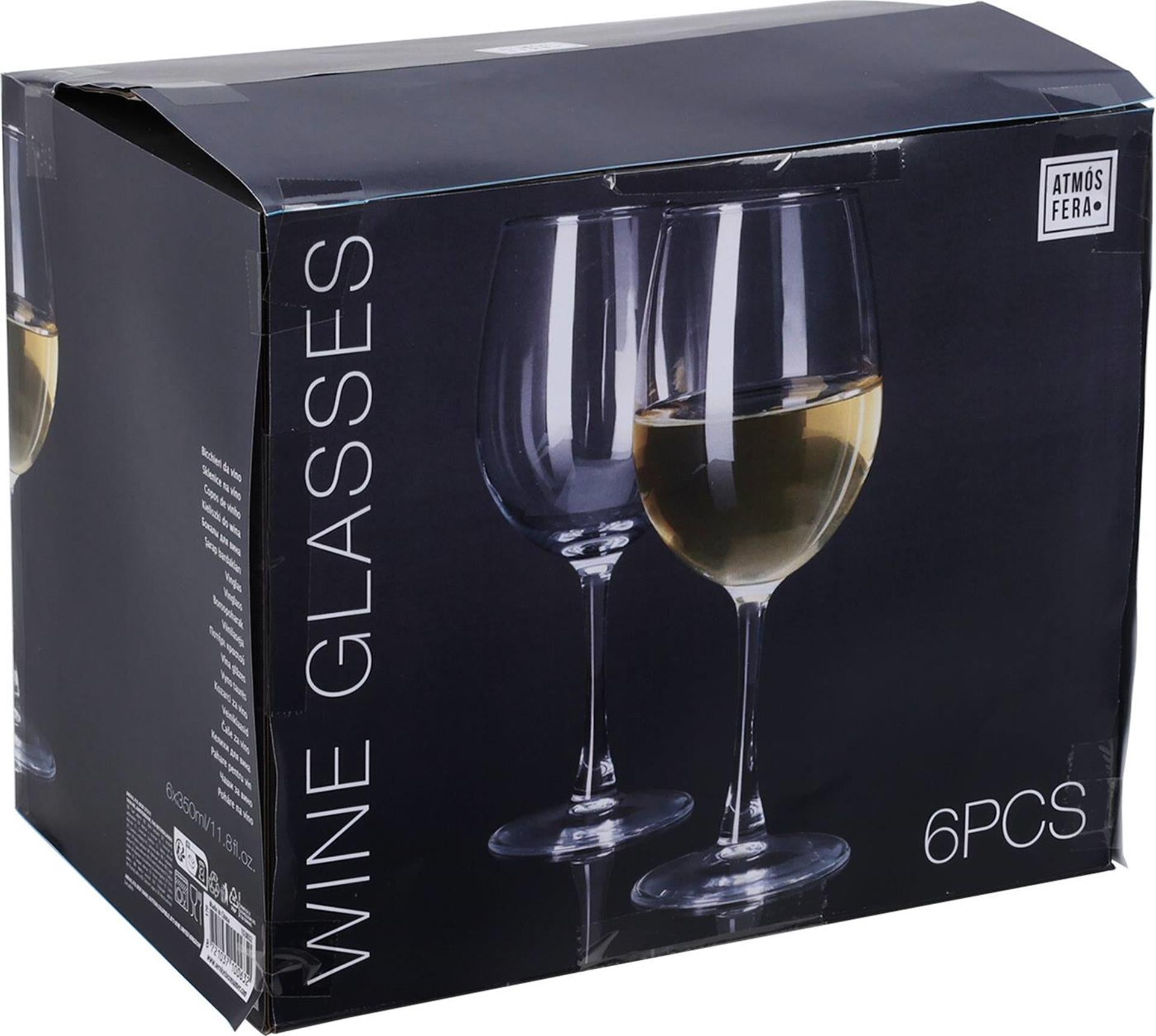 Atmos Fera - Atmos Fera Wijnglazenset witte wijn 6-delig 350ml ã˜6xh205cm