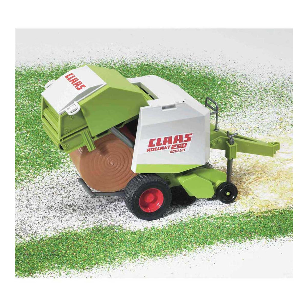Bruder tractor aanhanger ronde balenpers claas rollant 250