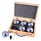 Luxe jeu de boules set in houten kist