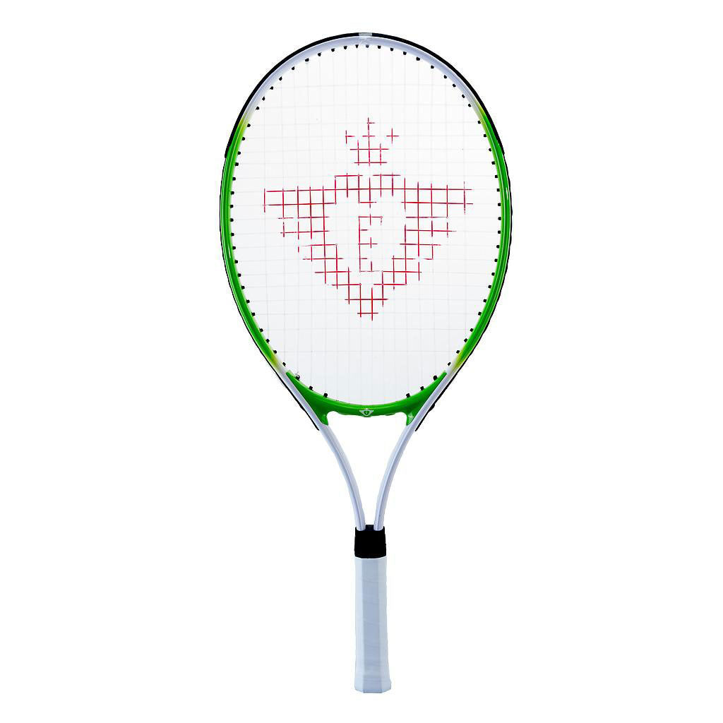 - Tennisracket met Hoes en 2 Ballen - Groen