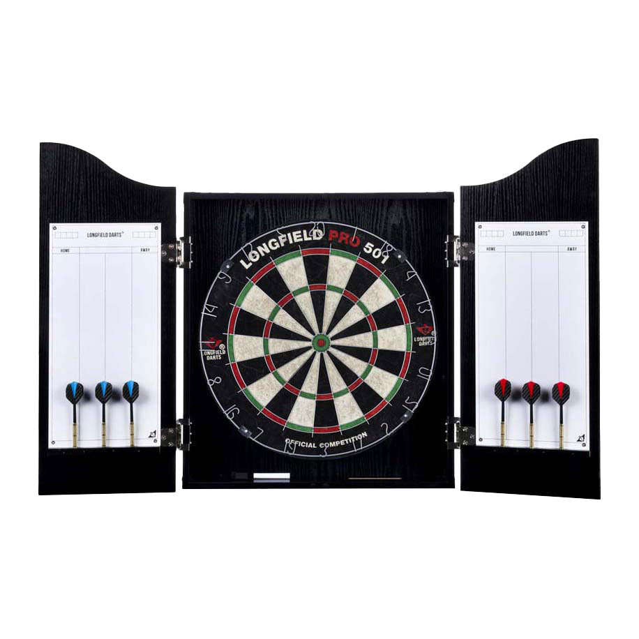 Engelhart - Engelhart Houten cabinet met sisal dartbord incl. dartset