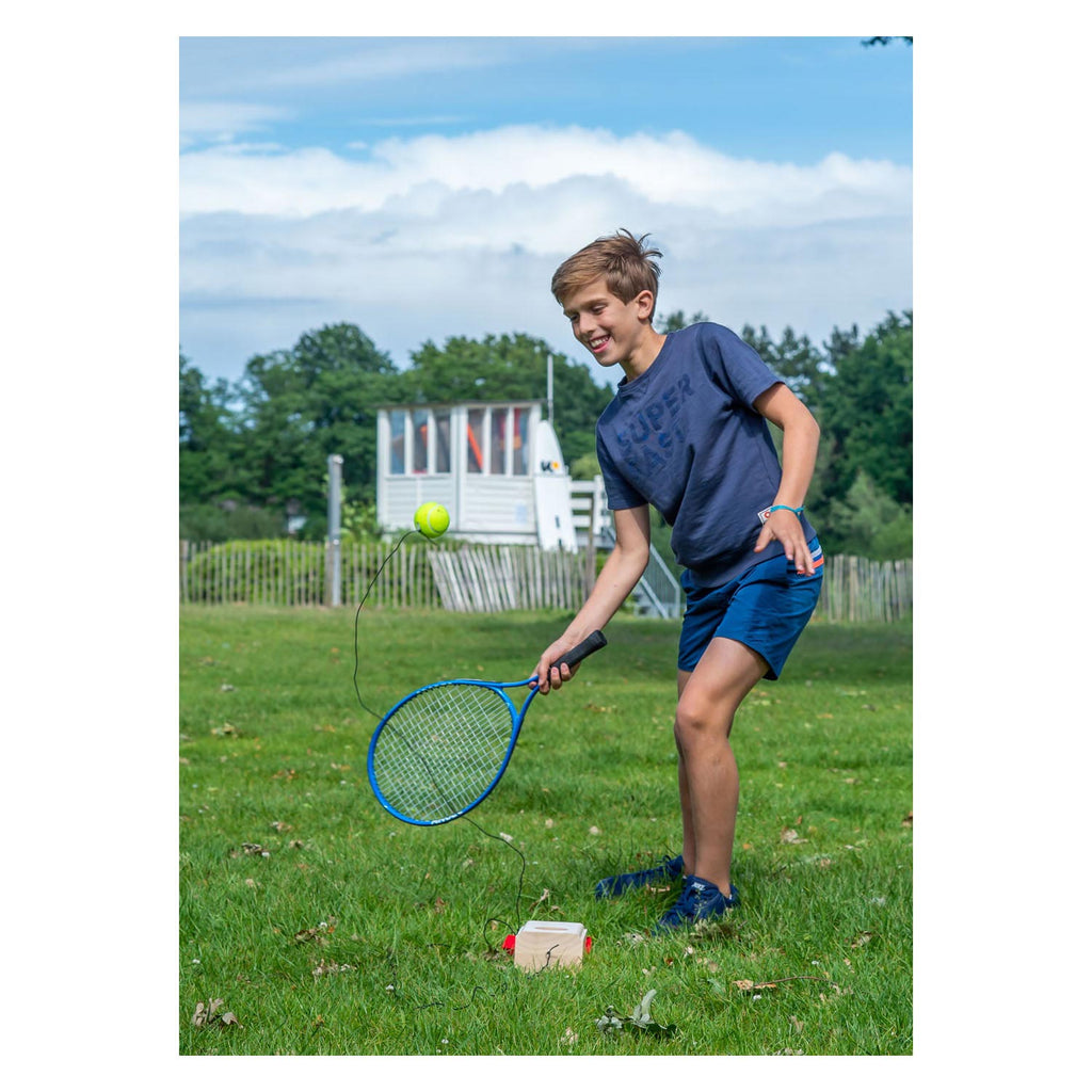 - Tennistrainer Luxe Rubberhout