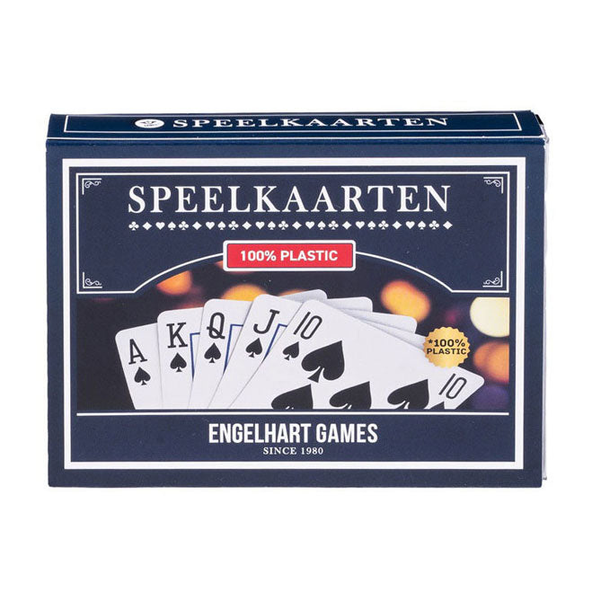 Longfield - Longfield Speelkaarten 100% plastic 2 sets in kunststof doos poker/bridge