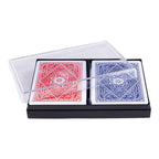 Longfield - Longfield Speelkaarten 100% plastic 2 sets in kunststof doos poker/bridge