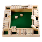 - Shut the Box Houten Dobbelspel 4 spelers