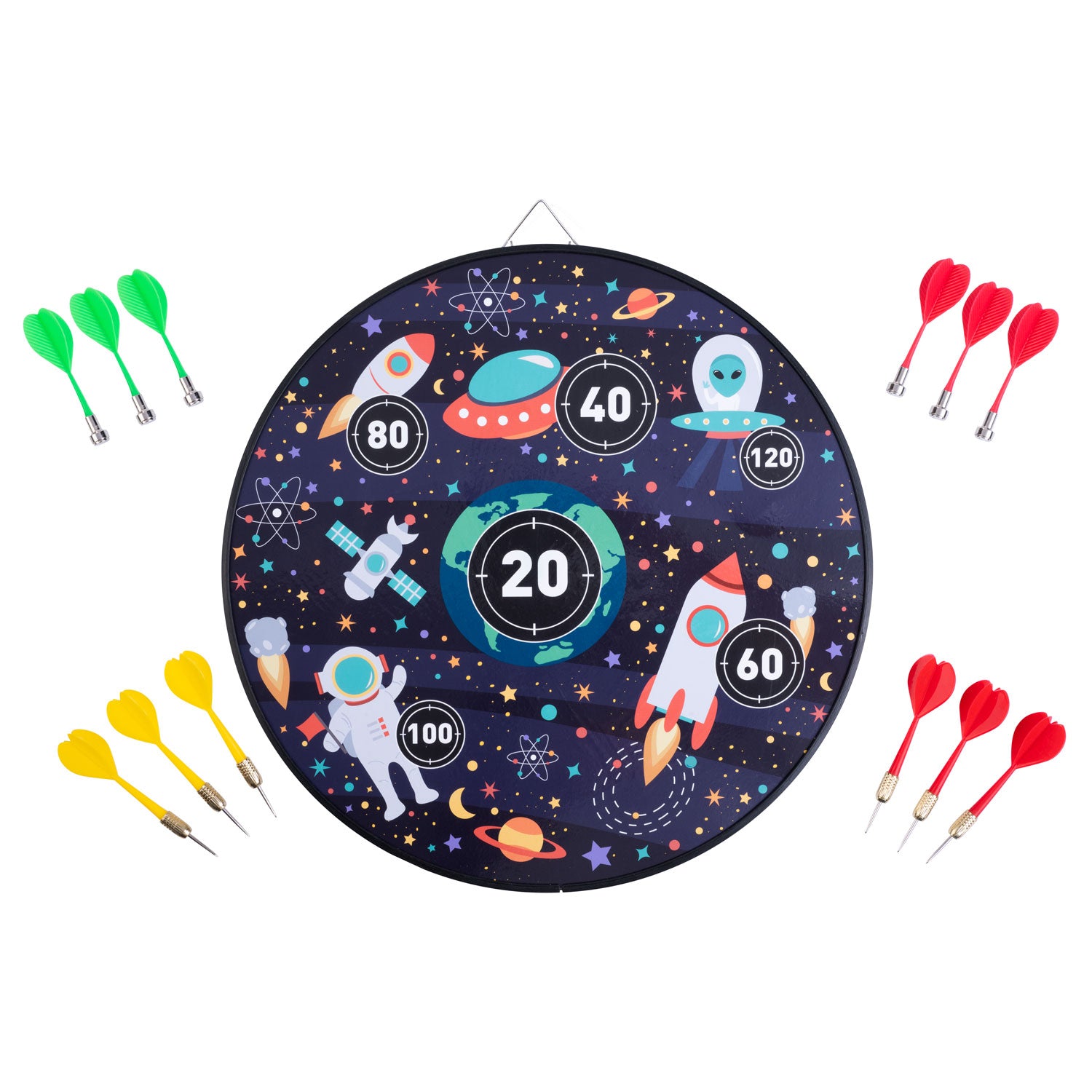 Engelhart - Engelhart Magnetisch dartbord dubbelzijdig - ruimte
