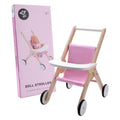 Engelhart - Engelhart Houten poppenwandelwagen roze