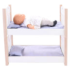 Longfield - Longfield Poppen stapelbed grijs/wit