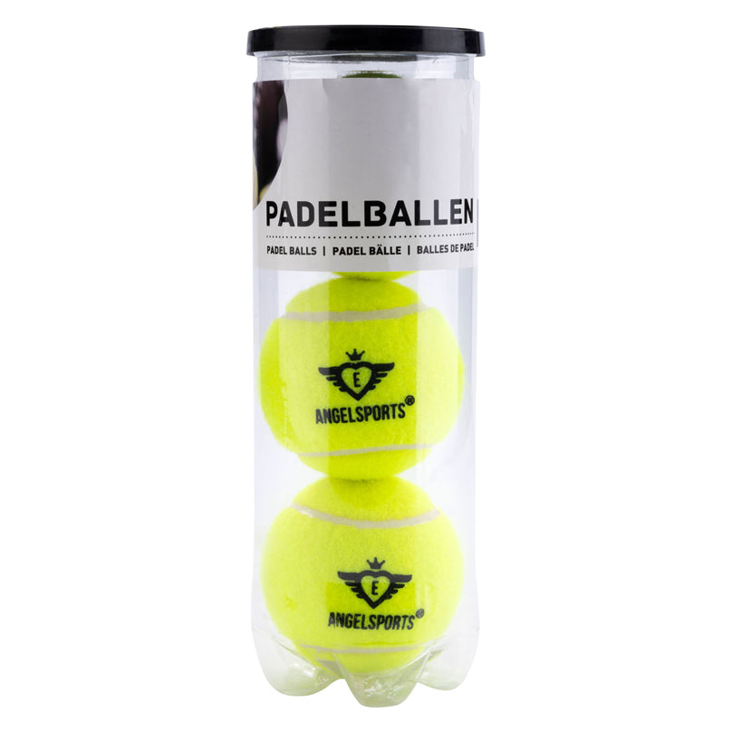 Angel sports padelballen – naaldvilt 45% wol – ipf goedgekeurd – set van 3 – hoge kwaliteit duurzaam –engelhart