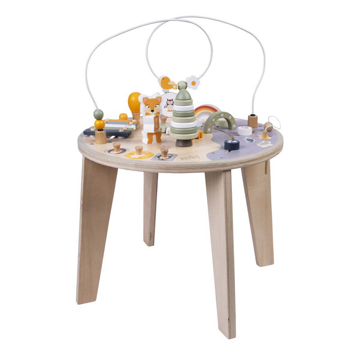 - Houten Activiteiten Speeltafel Jack & Jacky