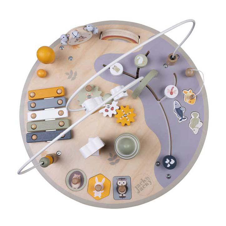 - Houten Activiteiten Speeltafel Jack & Jacky