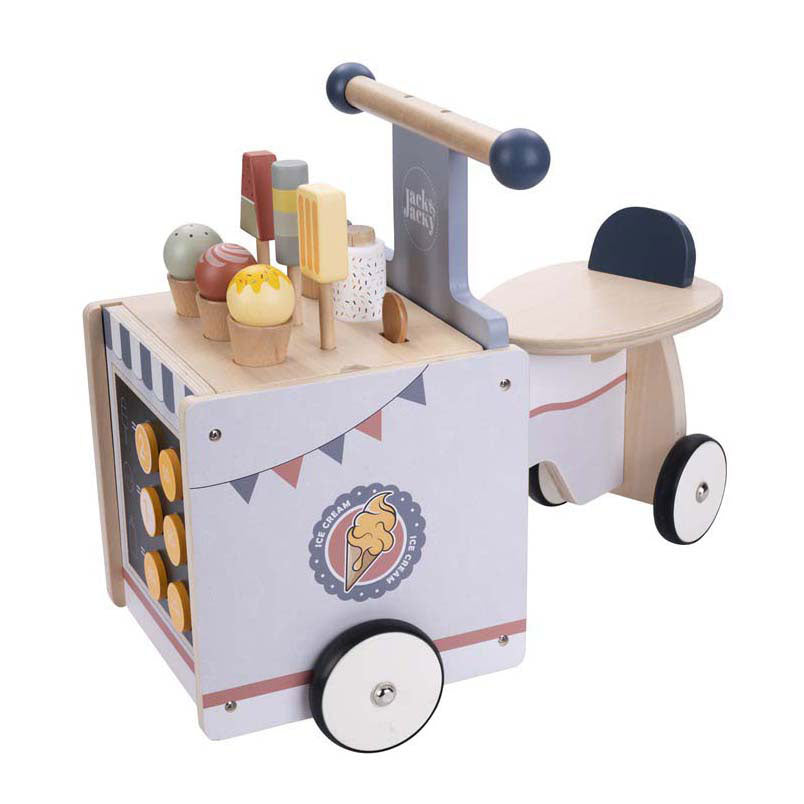 - Houten Loopfiets Ijskar Jack & Jacky