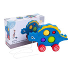 Dorjee houten trekfiguur dino