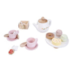 Houten thee speelset, 17dlg