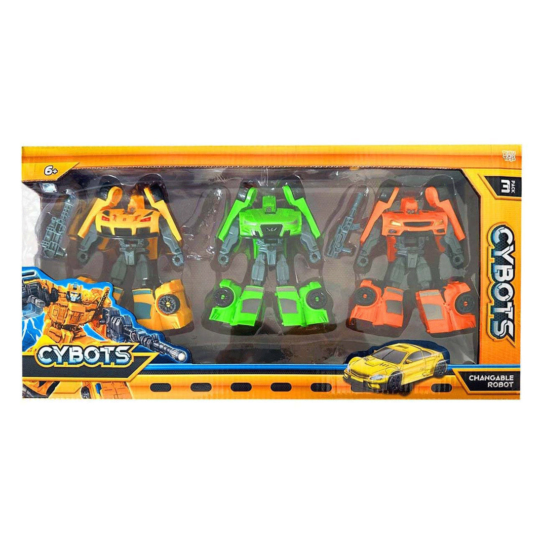 - Cybots Triple Transformeer 3-Pack