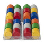 Longfield - Longfield Fiches 25mm 240 stuks verschillende kleuren