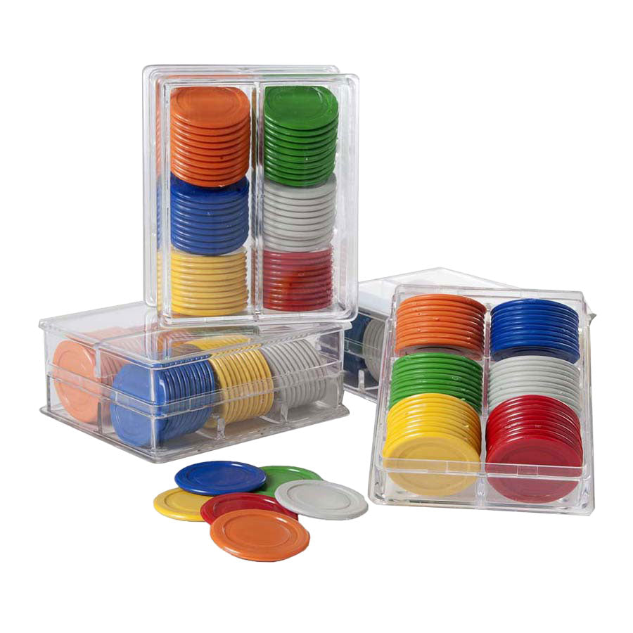 Longfield - Longfield Fiches 25mm 240 stuks verschillende kleuren