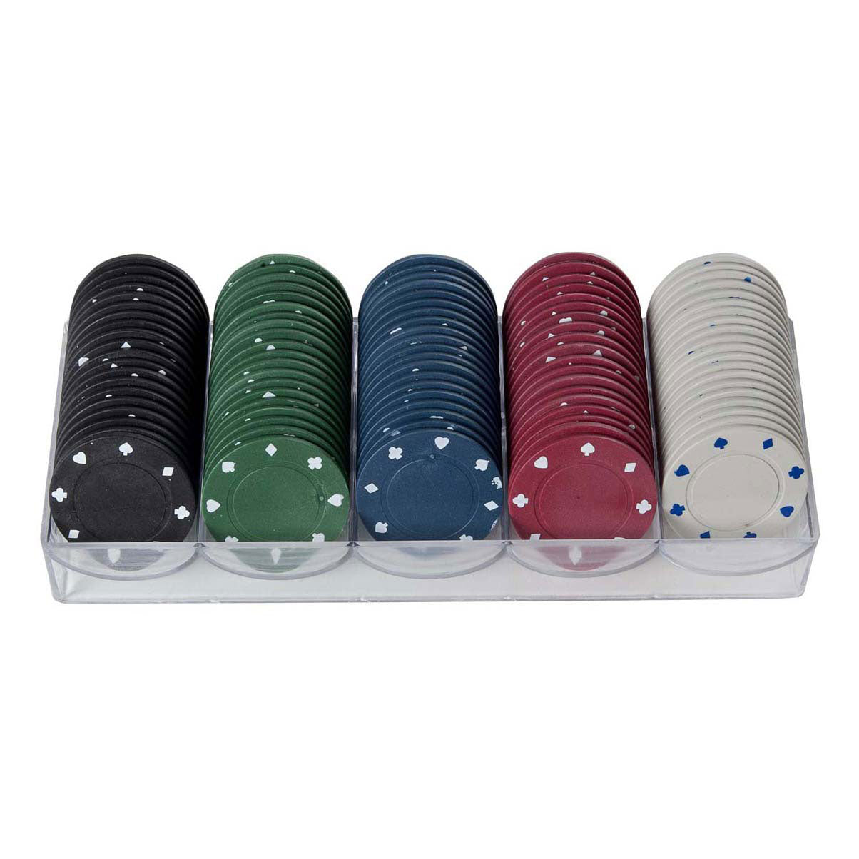 - Fiches 40mm 100 stuks Verschillende Kleuren