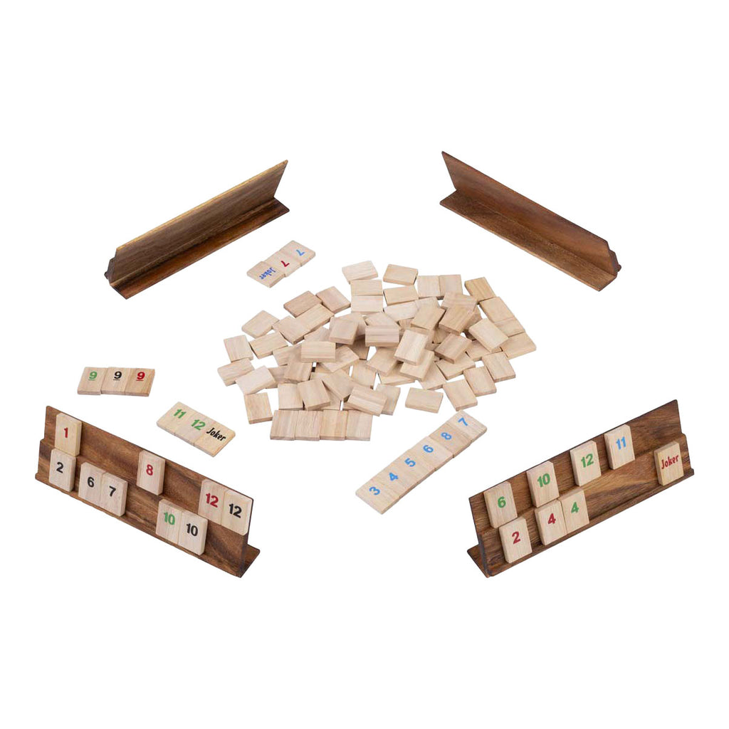 Engelhart - Engelhart Houten luxe rummy spel