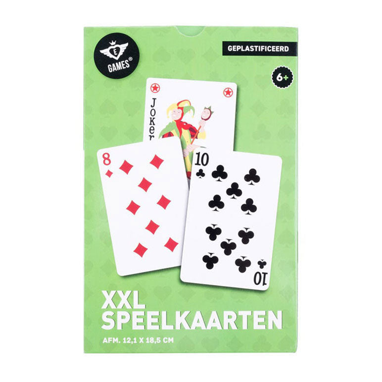 Xxl speelkaarten - 12 x 18,5 cm