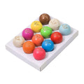 - Jeu de Boules Buts 12 Houten Ballen - 30mm