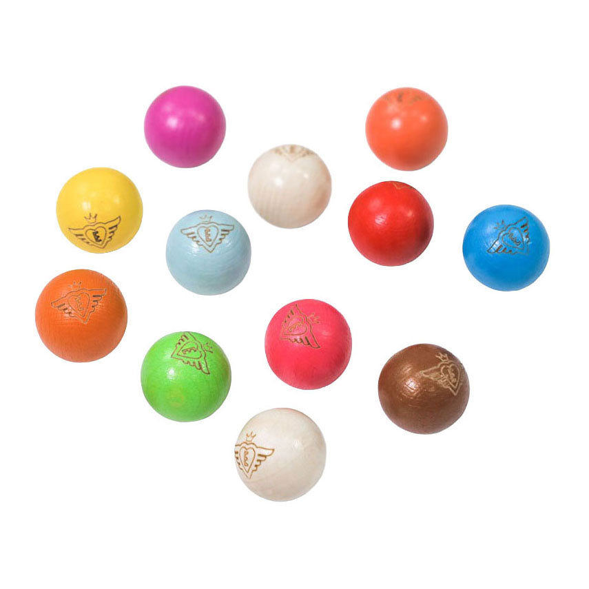 - Jeu de Boules Buts 12 Houten Ballen - 30mm