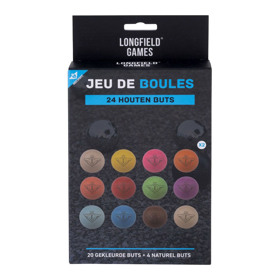 Engelhart - Engelhart Jeu de boules buts 24 houten ballen - 30mm